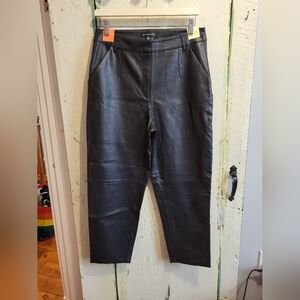 Dynamite High Rise Black Faux Leather Pants